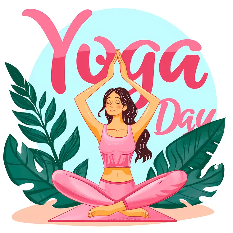 Yoga Day Celebration Illustration