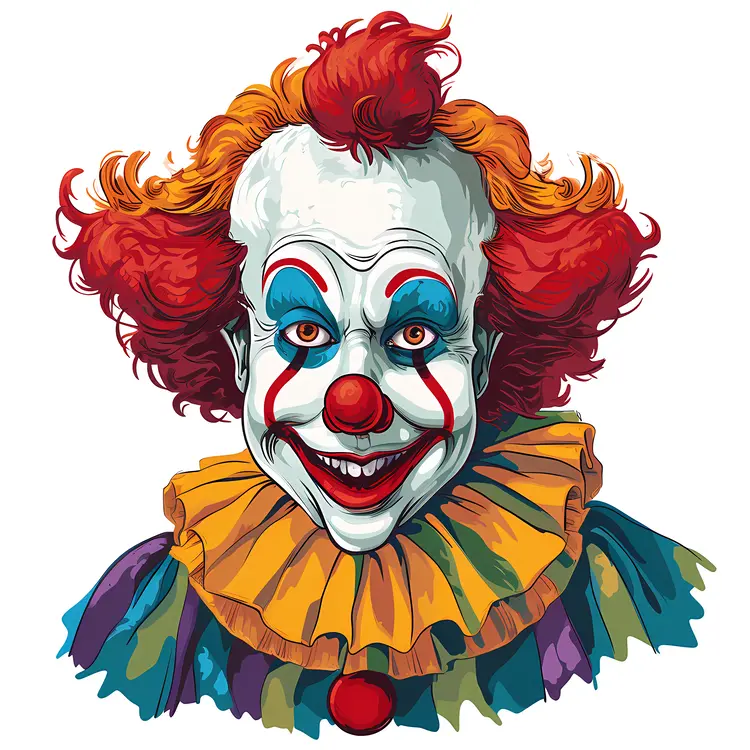 Scary Clown Character