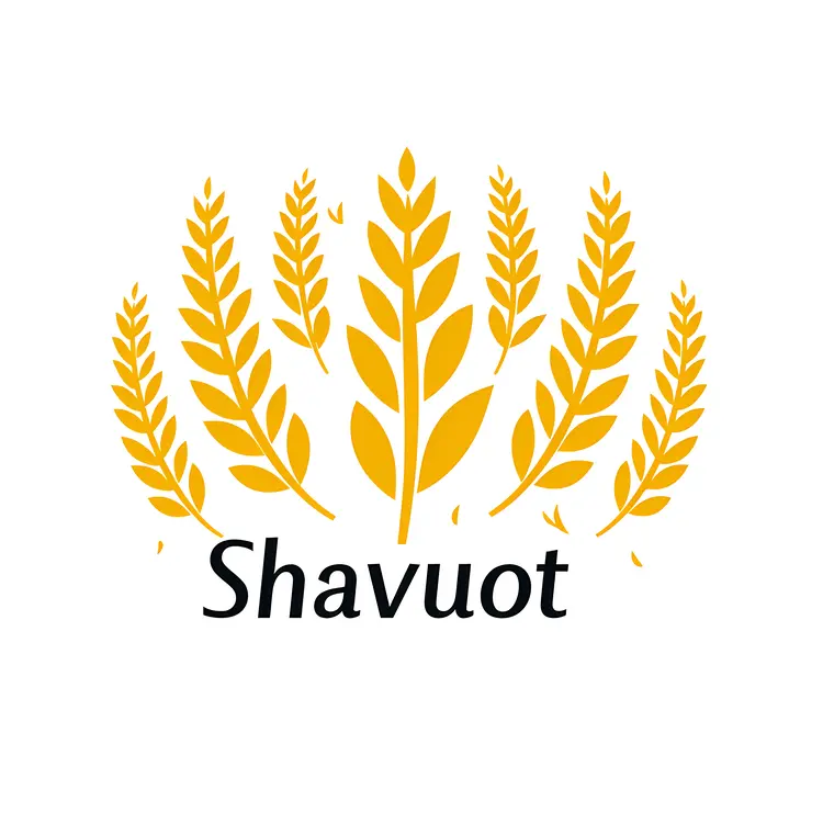 Yellow Wheat Shavuot Design