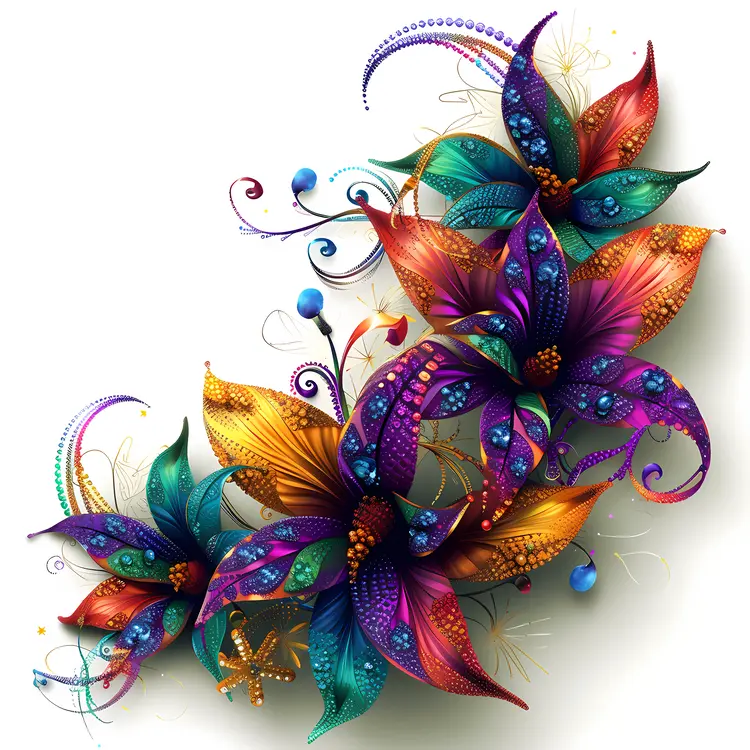 Colorful Floral Illustration