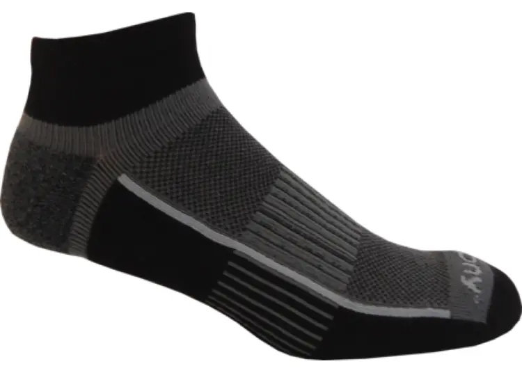 Black and Gray Ankle Sock for Sports