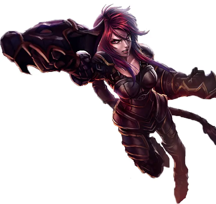 Fierce Female Warrior in Armor