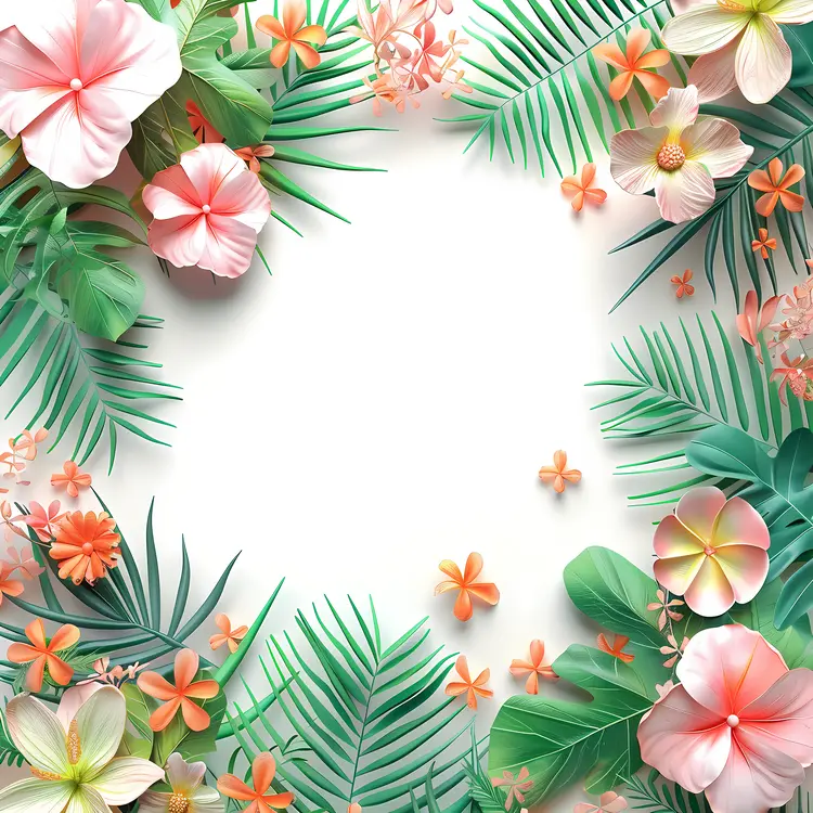Tropical Floral Wreath