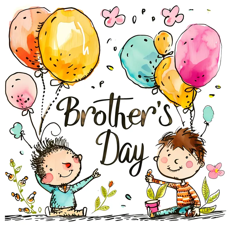 Brother's Day Celebration with Balloons