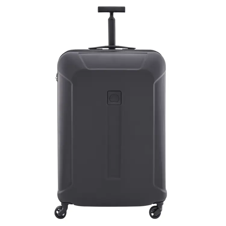 Black Suitcase with Wheels for Travel