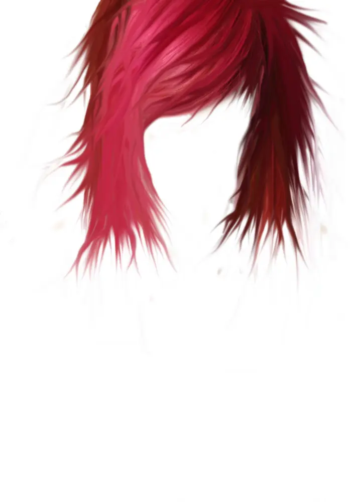 Short Spiky Red Hair