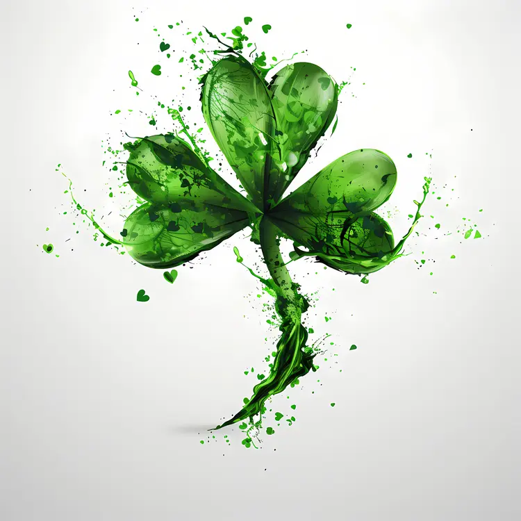 Green Clover Splash
