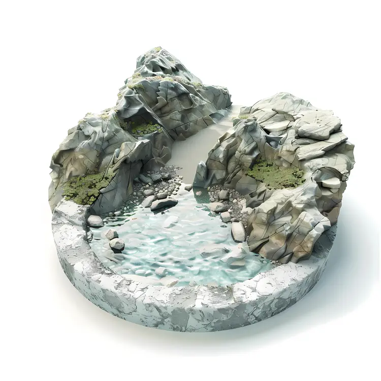 Rocky Shore Landscape
