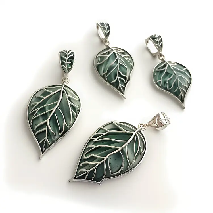 Elegant Leaf Pendants