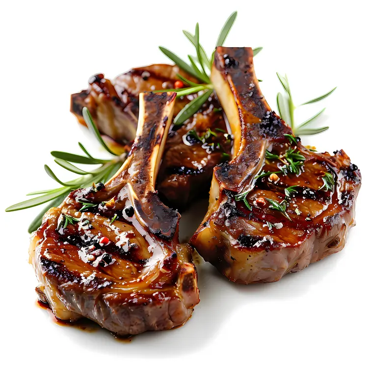 Juicy Grilled Lamb Chops with Fresh Herbs