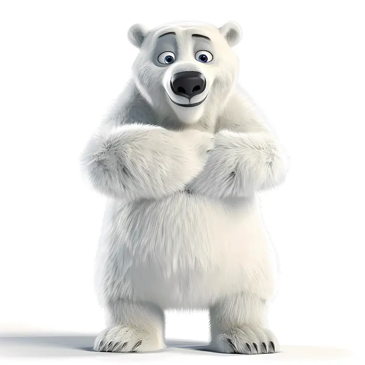 White Bear Cartoon