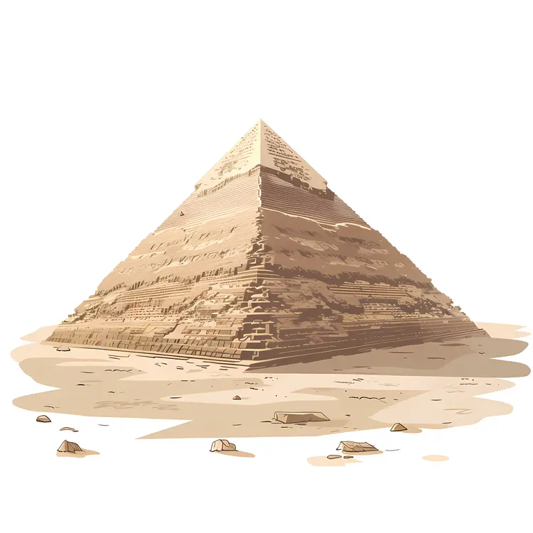 Ancient Pyramid in the Desert