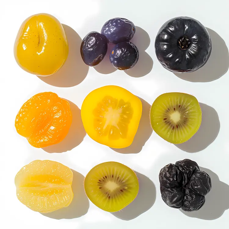Assorted Colorful Dried Fruits