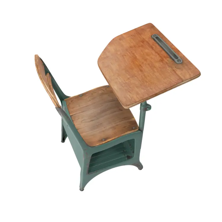 Vintage Wooden School Desk