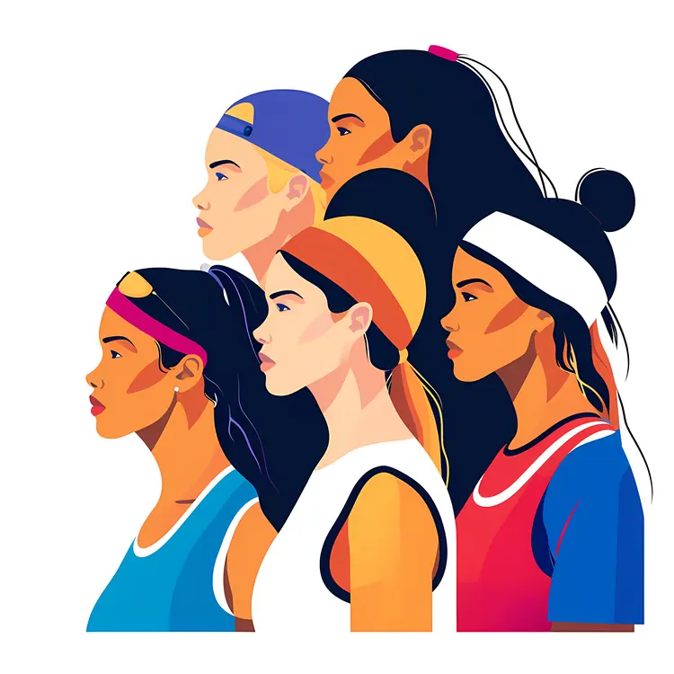 Profile of Determined Female Athletes