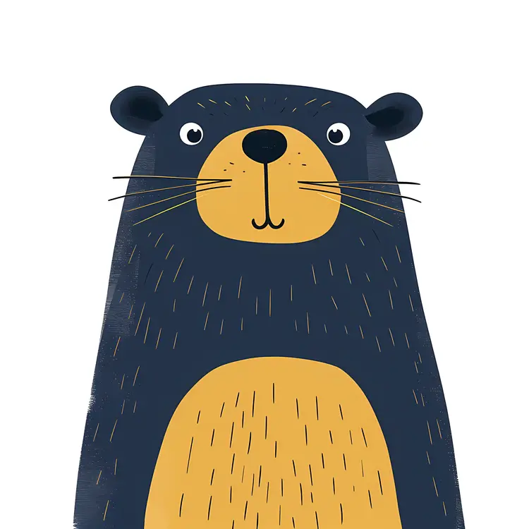 Cute Cartoon Bear Illustration