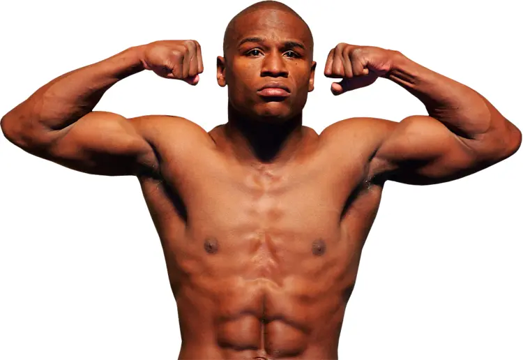 Muscular Man Flexing Biceps