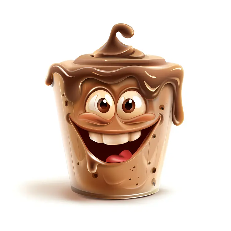 Smiling Chocolate Pudding