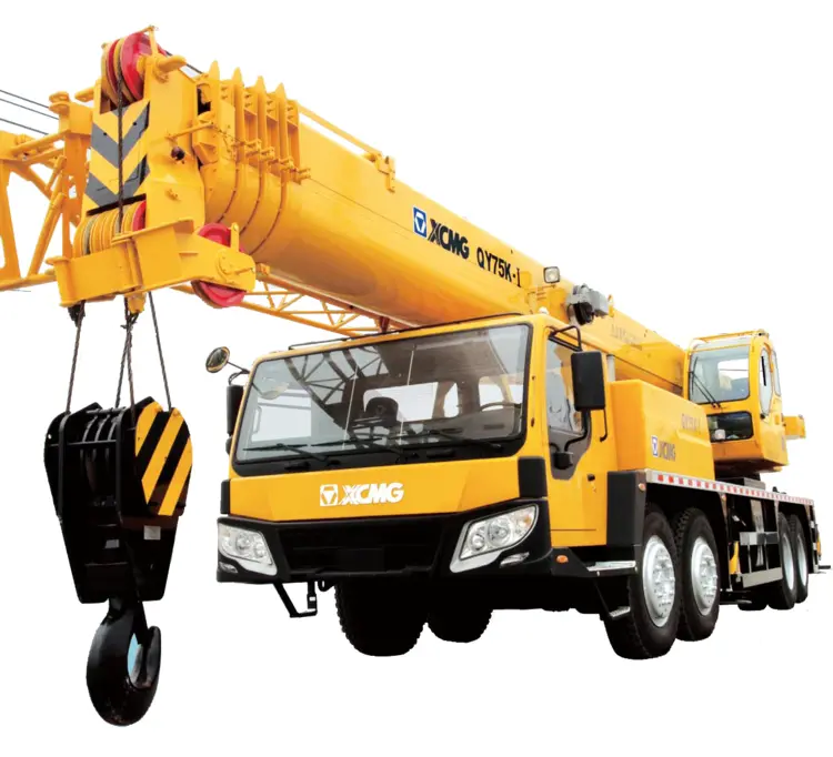 Yellow Crane Truck for Heavy Lifting