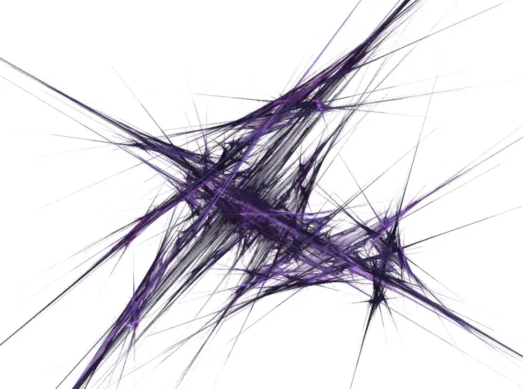 Purple and Black Abstract Lines