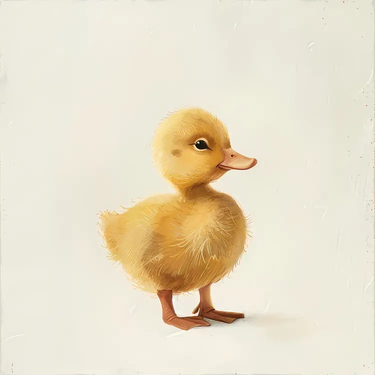 Simple Yellow Duckling
