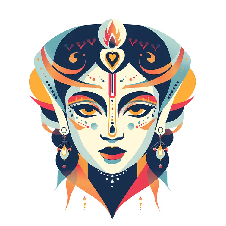 Decorative Woman Illustration