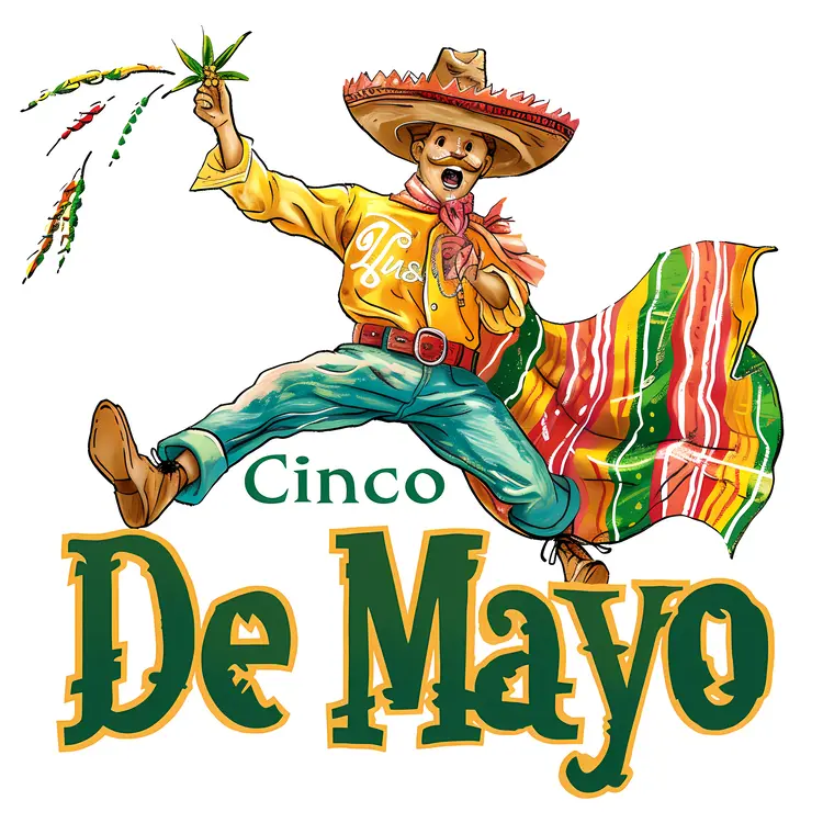 Cinco de Mayo Man with Poncho