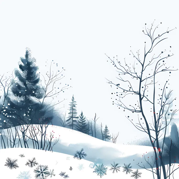 Snowy Winter Landscape