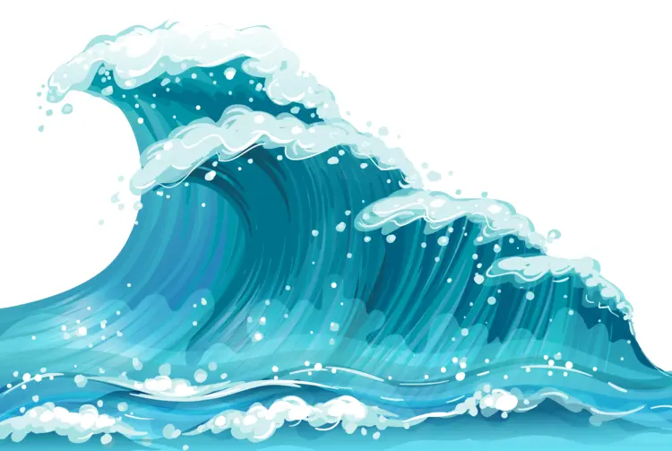 Powerful Ocean Wave
