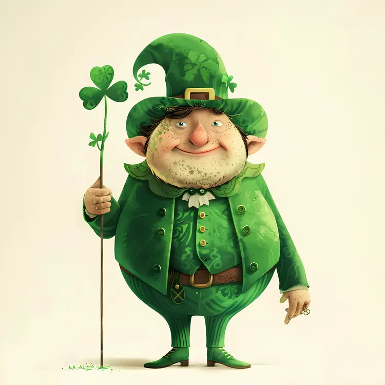 Leprechaun with Staff