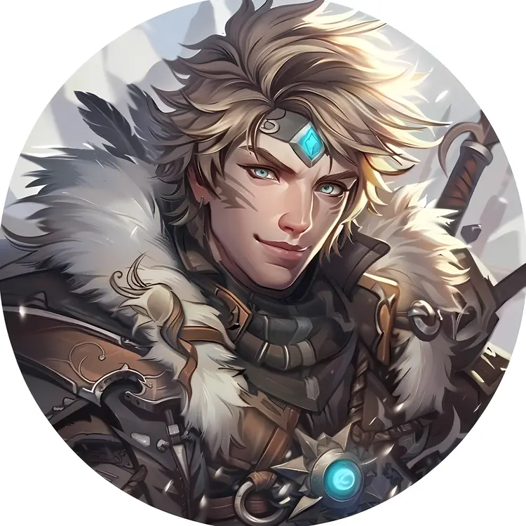 Fantasy Warrior in Armor