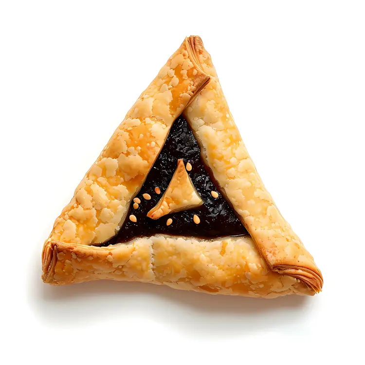Triangle Pastry with Berry Filling