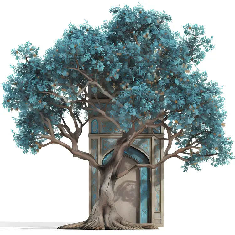 Tree Growing Through Old Building