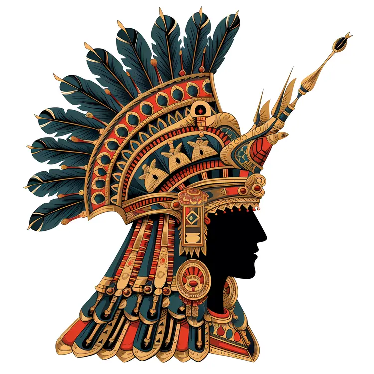Decorative Feathered Mask