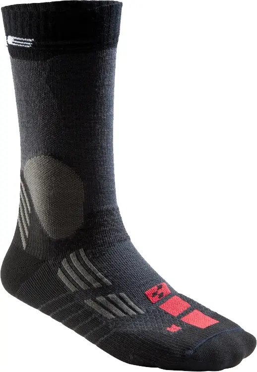 Black and Gray Sports Sock