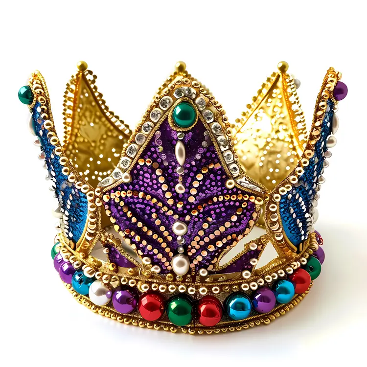 Colorful Crown with Jewels