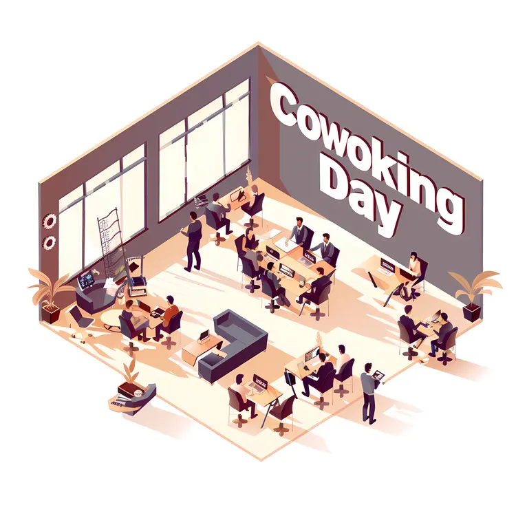 Coworking Day Event in Office