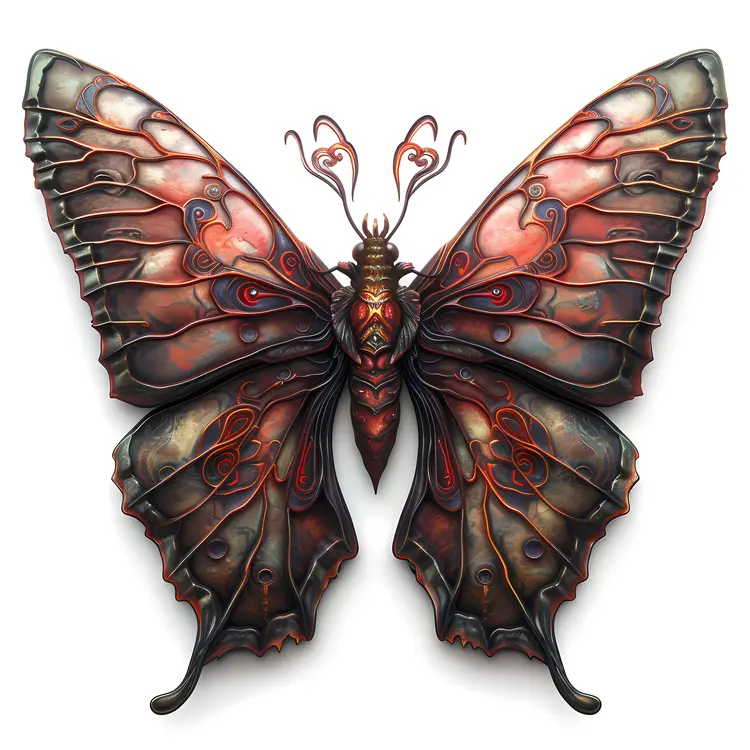 Dark Artistic Butterfly Design