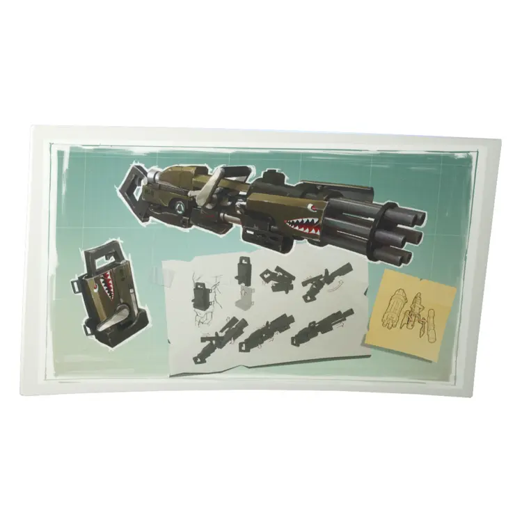 Detailed Weapon Blueprint