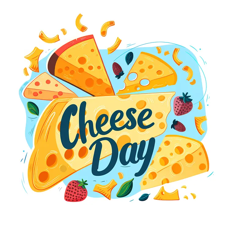 Cheese Day Celebration with Various Cheeses