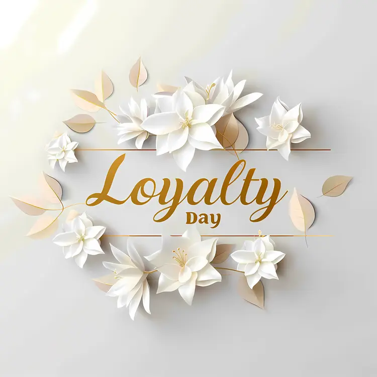 Loyalty Day Floral Banner