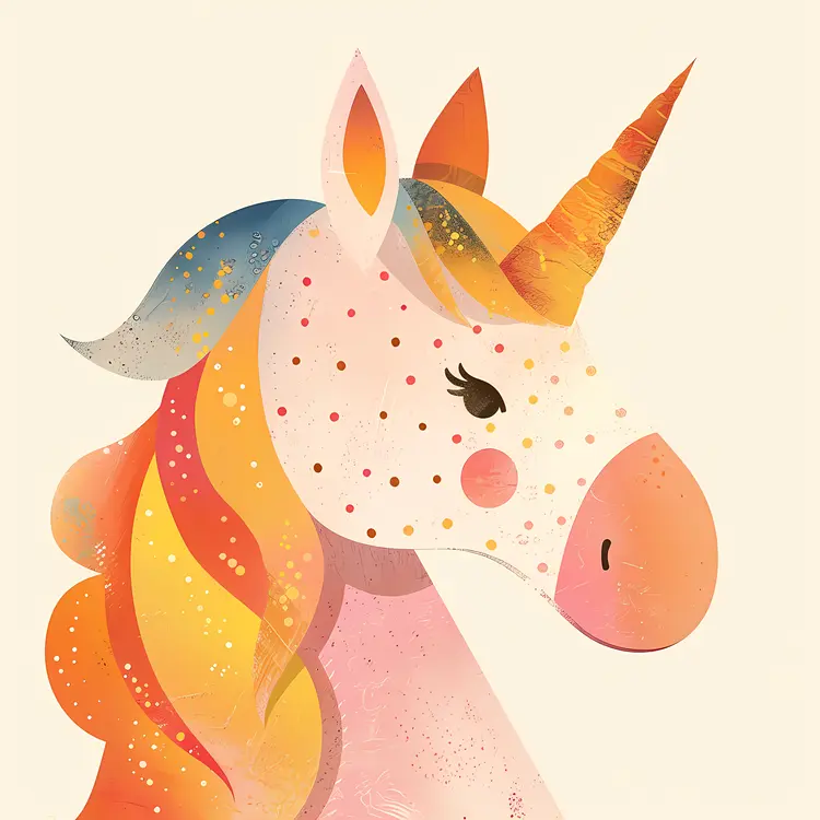 Colorful Unicorn Illustration
