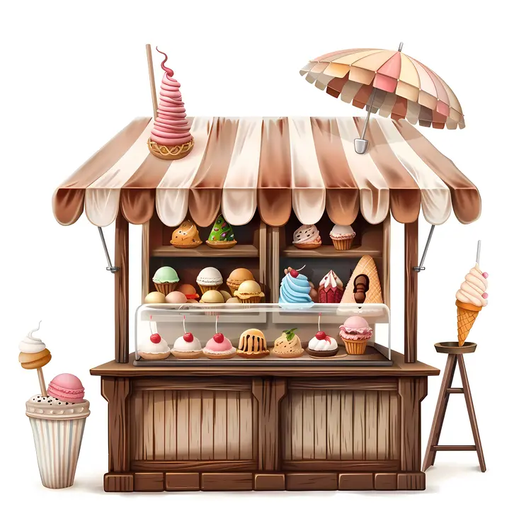 Rustic Ice Cream Stand