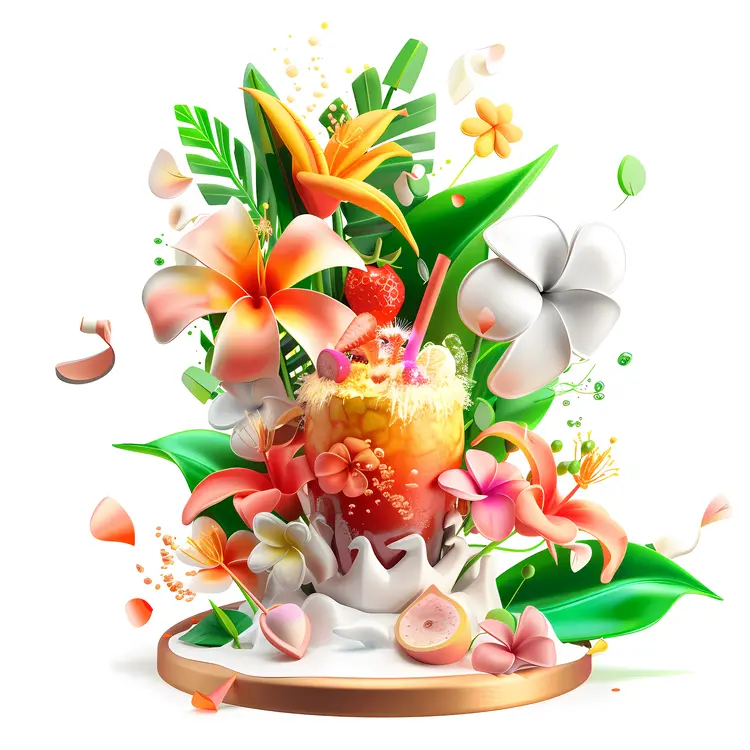 Tropical Flower Arrangement
