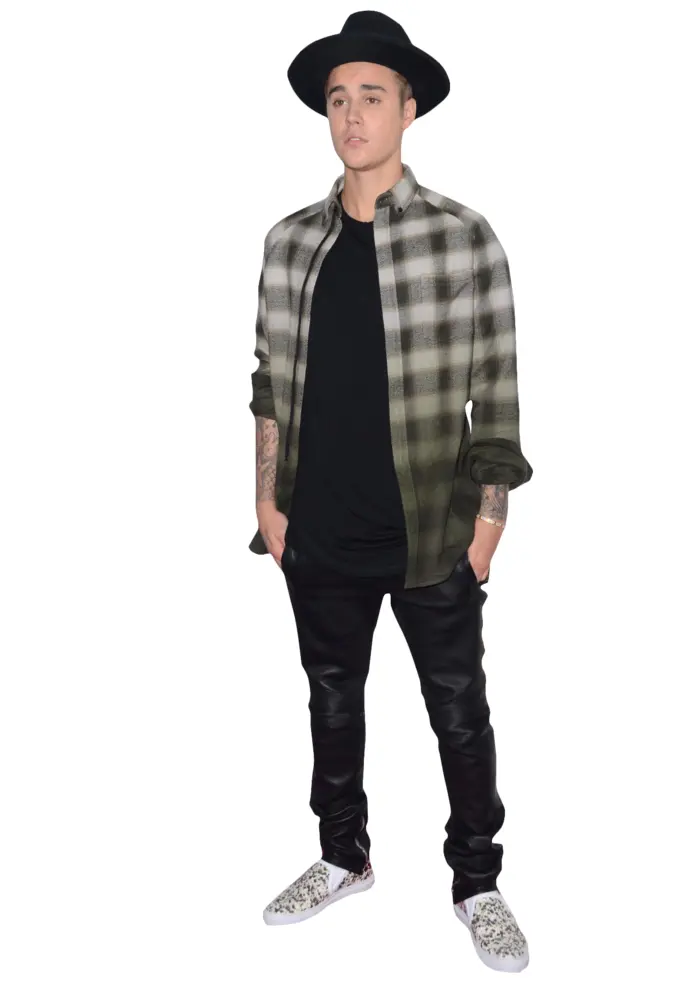 Person in Plaid Shirt and Hat