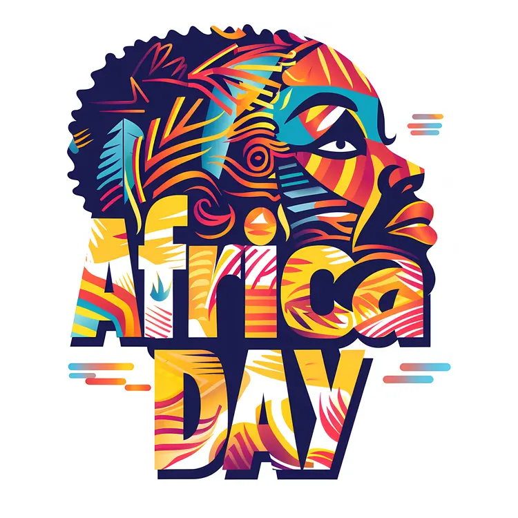 Stylized Africa Day Celebration