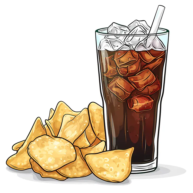 Crispy Chips and Soda