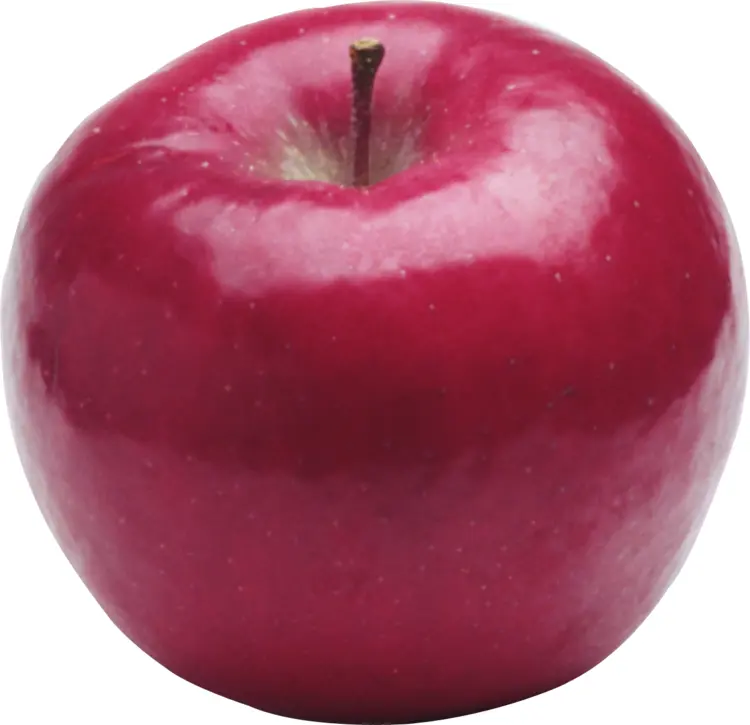 Glossy Red Apple