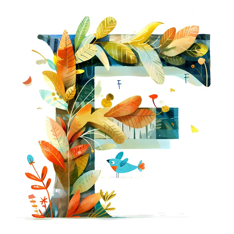 Leafy Letter F