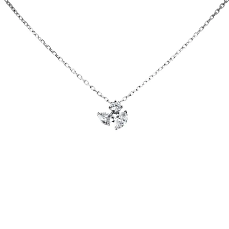 Sparkling Diamond Pendant Necklace
